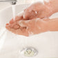 4 Universal Plastic Sink Stoppers with Metal Pull Rings for Basins and Bathtubs