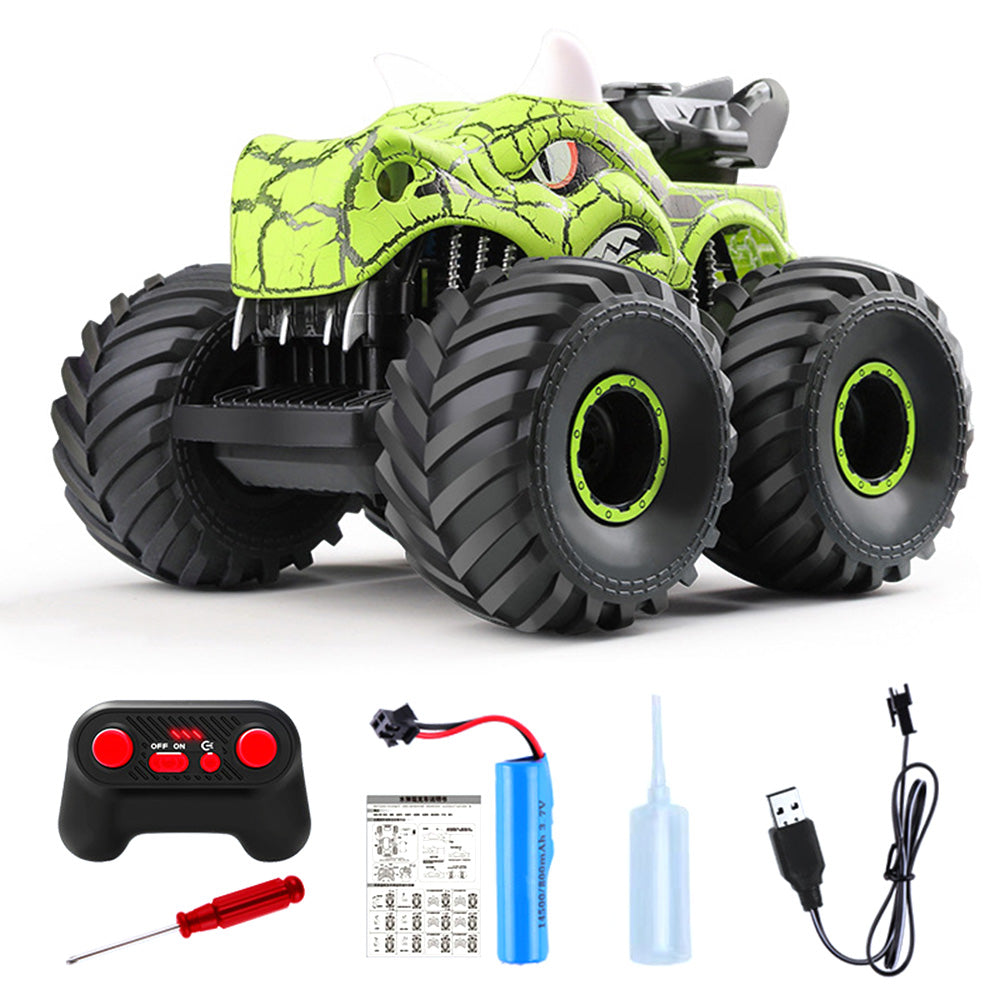 2.4G Remote Control Dinosaur Spray Off Road Truck with LED Lights