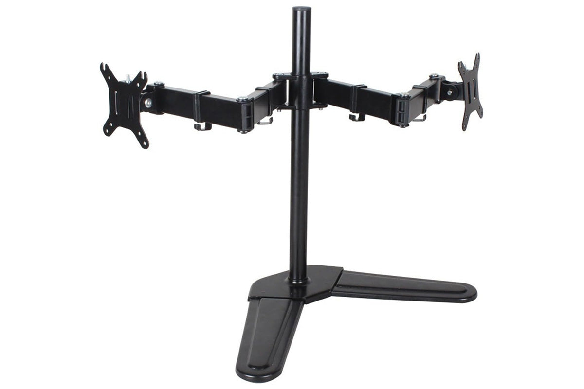 Monitor Stand Vertical Desktop Mount Freestanding Adjustable V-Base HD LED TV Screens