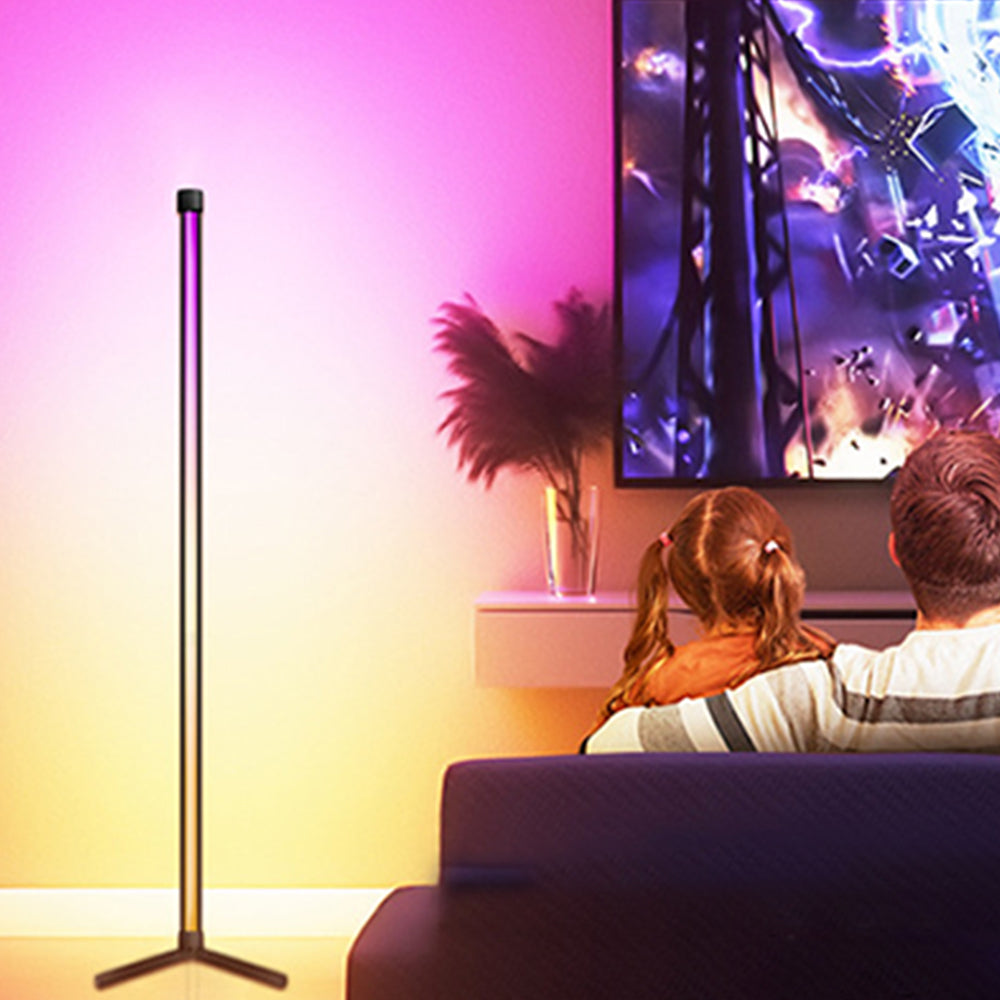 120CM RGB Bluetooth Mobile Phone App Control Corner Floor Lamp