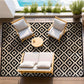 Outdoor Picnic Mat Camping Waterproof Reversible Rug for Beach Tent-Beige