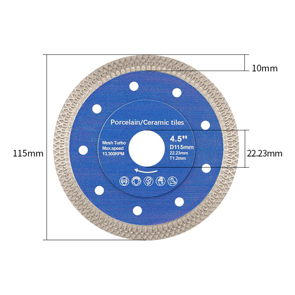 Sintered Diamond Blade 115 x 22.23 mm for Tile Marble Granite Cutting