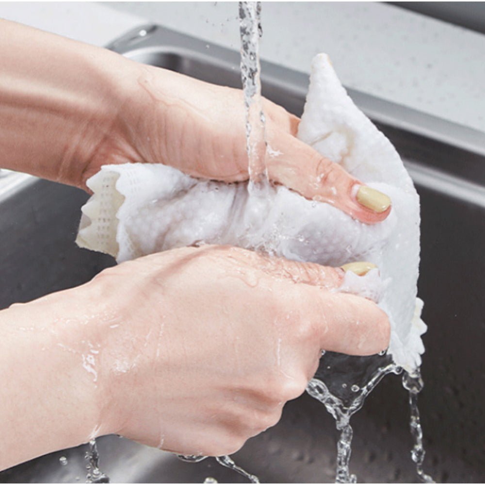 100Pcs Multi-Purpose Washable Reusable Dust Removal Microfiber Gloves