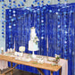 2Pcs 2m Metallic PET Foil Fringe Door Curtains for Party Backdrops