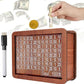 Vault Wooden Cash Saving Box with 1 Erasable Pen-1000