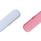 2Pcs Electric Toothbrush Case-White, Pink