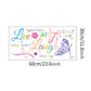 Colorful Live Love Laugh Wall Sticker Motivational Wall Decals