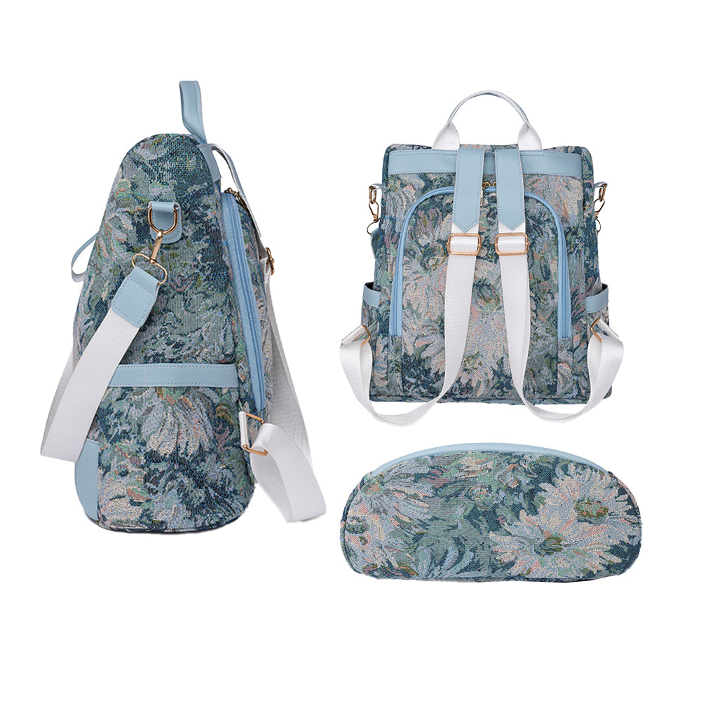 Printed Anti-theft Backpack Multifunctional Large Capacity Travel Bag