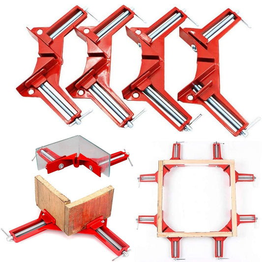 4Pcs Right Angle Clamp 90 Degree Corner Clamp DIY Woodworking Tool