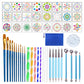 53Pcs Mandala Stencil Rocks Dot Painting Tool Kits
