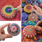 53Pcs Mandala Stencil Rocks Dot Painting Tool Kits