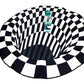 3D Optical Vortex Illusion Carpet Round Rug