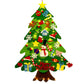 2Pcs DIY Felt Xmas Tree Christmas Ornaments Set with Light