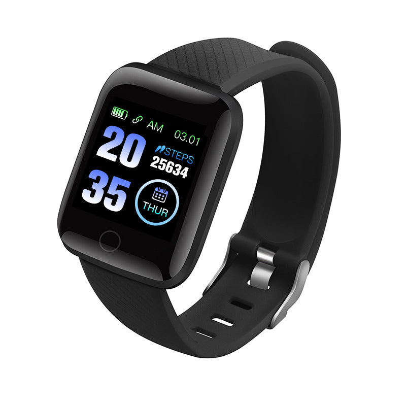 116plus Waterproof Smart Watch with Heart Rate Monitor