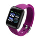 116plus Waterproof Smart Watch with Heart Rate Monitor