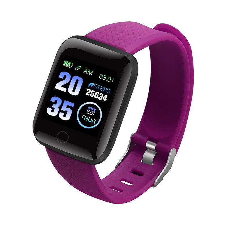 116plus Waterproof Smart Watch with Heart Rate Monitor