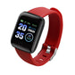 116plus Waterproof Smart Watch with Heart Rate Monitor