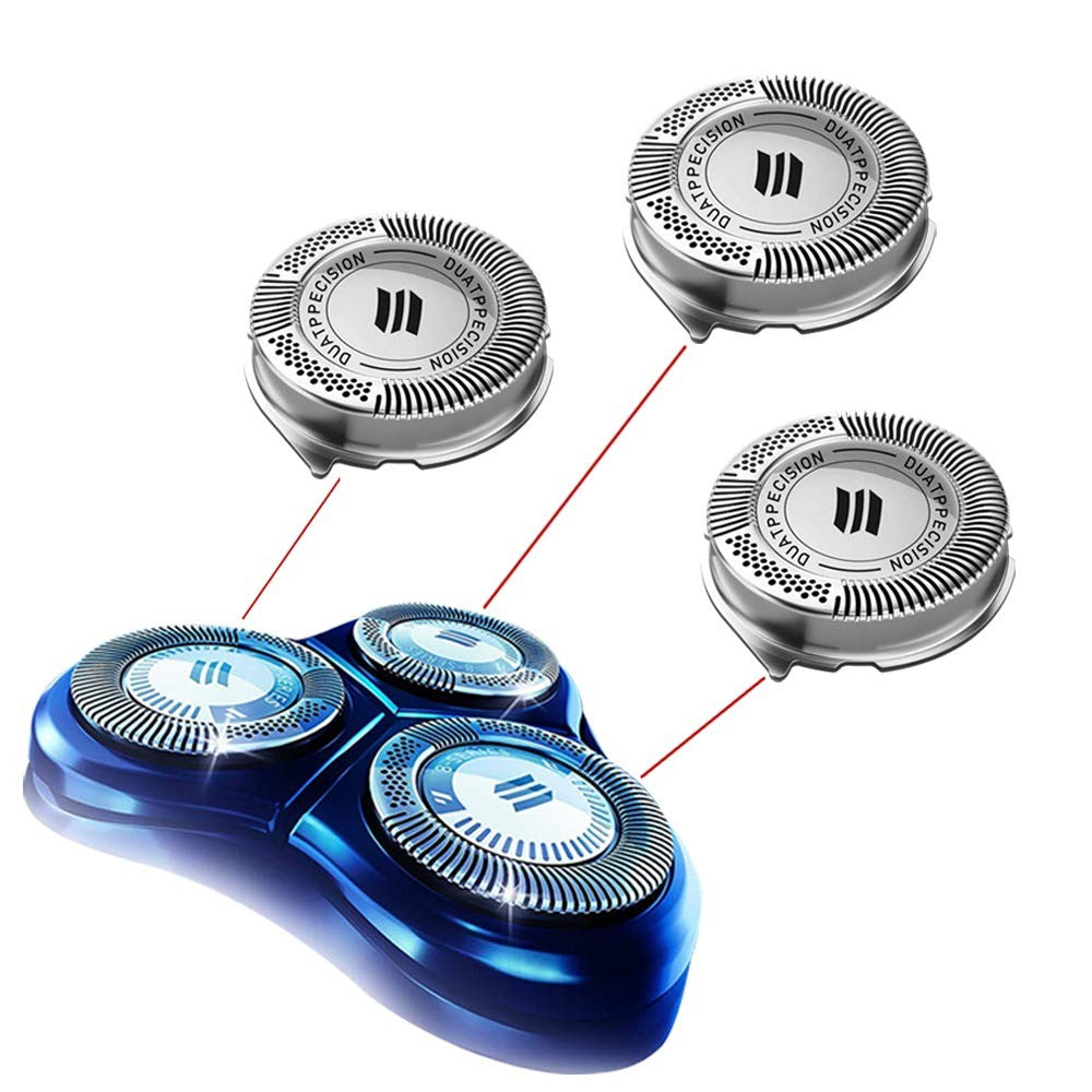 3-Pack Shaver Heads Replacement HQ8 for Philips Electric Norelco Shaver Razor
