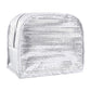 Insulated Lunch Bag with 3 Pieces of Stainless Steel Cutlery Fork Spoon Chopsticks Set and Storage Case