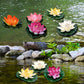 6Pcs Artificial Floating Lotus Flowers Pool Decoration