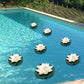 6Pcs Artificial Floating Lotus Flowers Pool Decoration