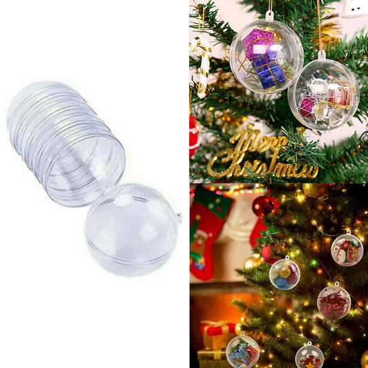 DIY Fillable Clear Christmas Tree Hanging Ball