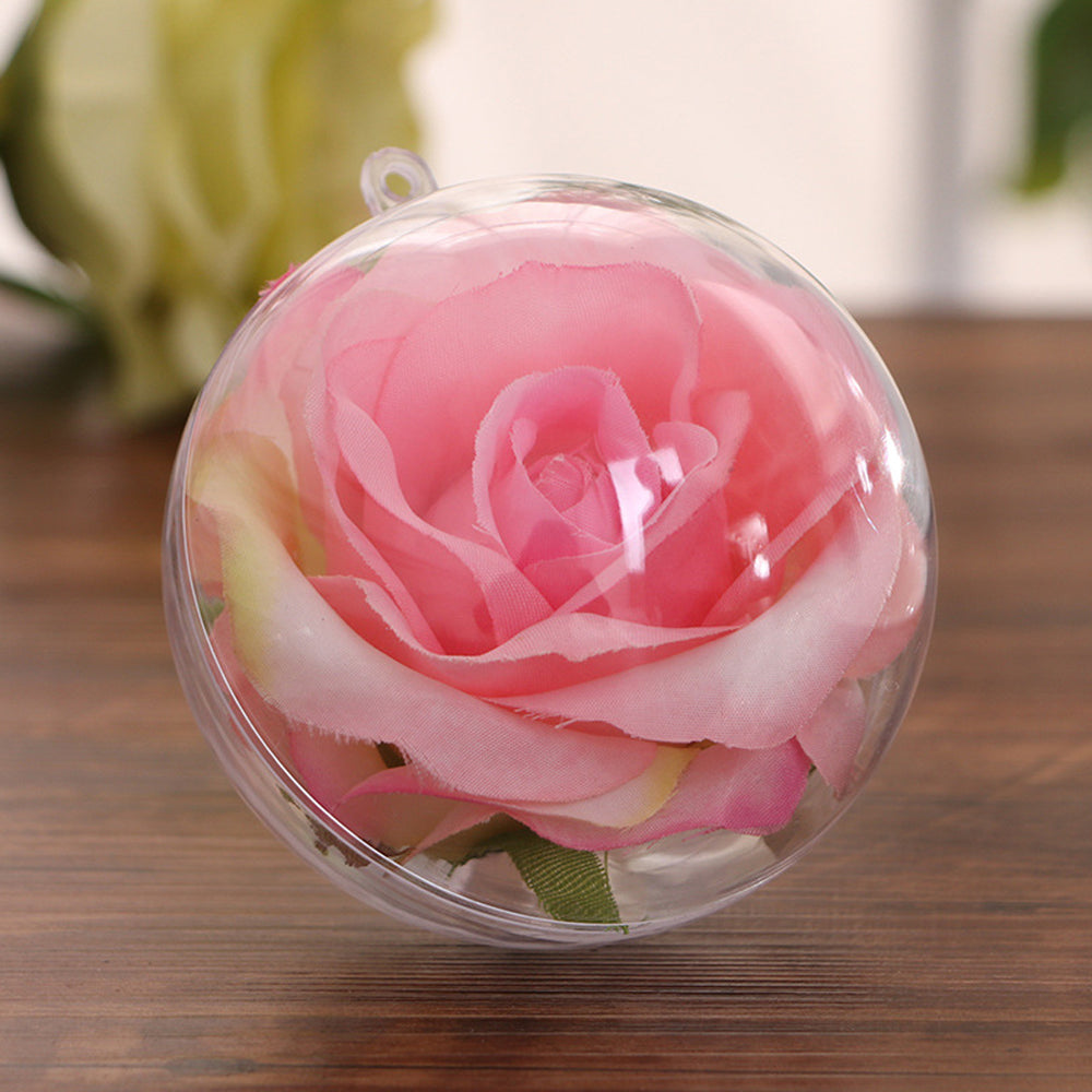 DIY Fillable Clear Christmas Tree Hanging Ball