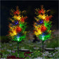 2Pcs Solar Garden Lights Christmas Tree Outdoor Decorations