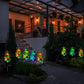 2Pcs Solar Garden Lights Christmas Tree Outdoor Decorations