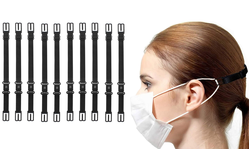 10Pcs Adjustable Ear Saver Strap Hook Mask Extender Strap