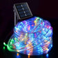 Outdoor Decorative Lighting Solar Rope String Lights-Multi Colour