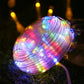 Outdoor Decorative Lighting Solar Rope String Lights-Multi Colour