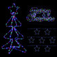 Outdoor Decorative Lighting Solar Rope String Lights-Multi Colour