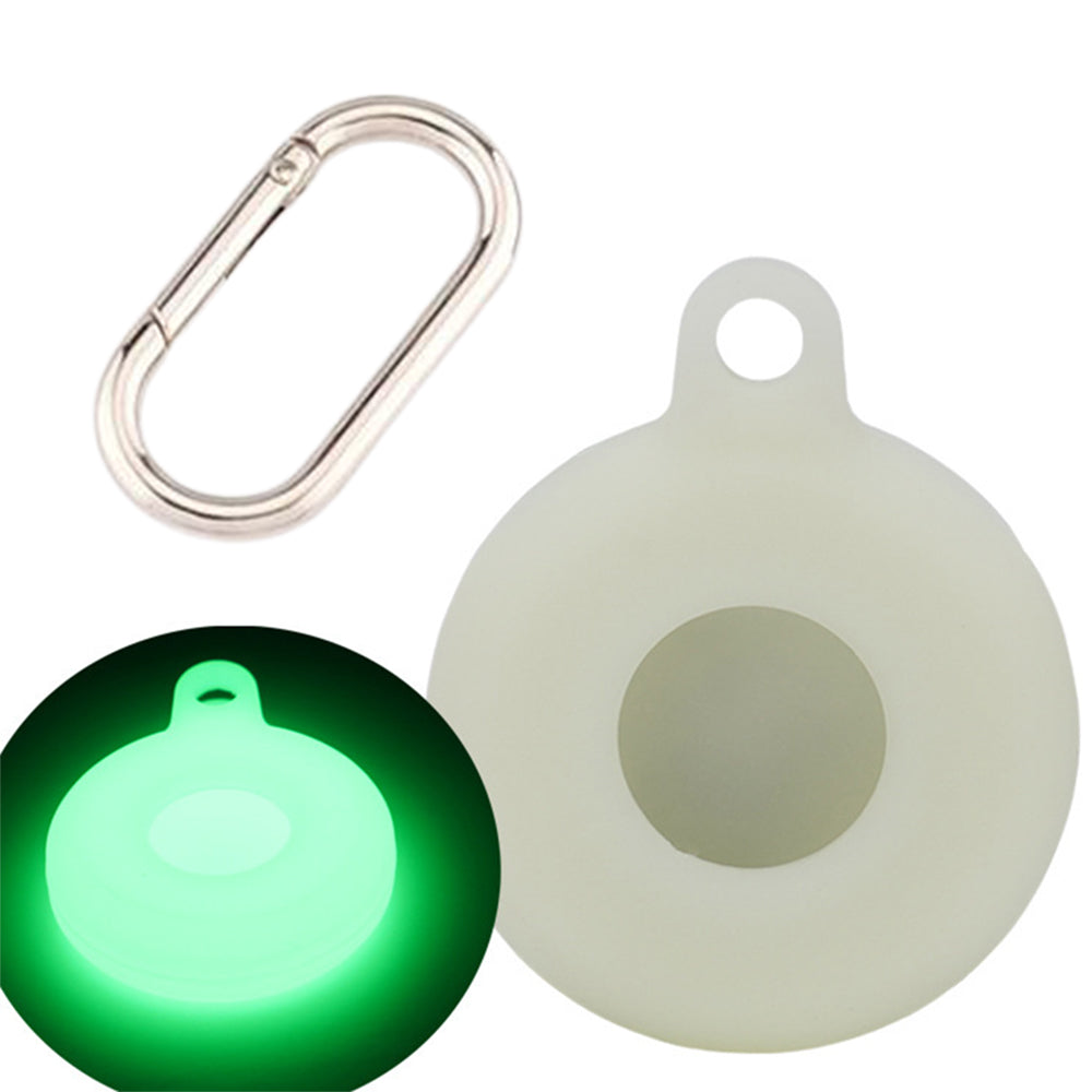 Silicone Luminous Tracker Protector Cover Key Chain For AirTag