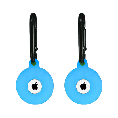 2Pcs Silicone Luminous Tracker Protector Cover Key Chain For AirTag