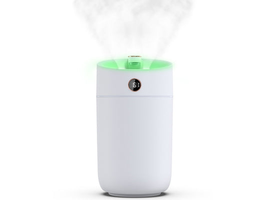 Double Spraying Humidifier with Humidity Monitor and 3L Water Tank