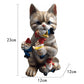 Garden Gnome Cat Statues Eating Gnomes Garden Decor