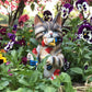 Garden Gnome Cat Statues Eating Gnomes Garden Decor