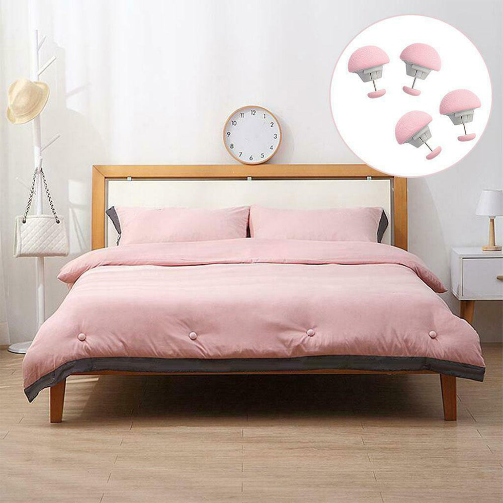 8Pcs Mushroom Duvet Cover Pins Bed Sheet Clip