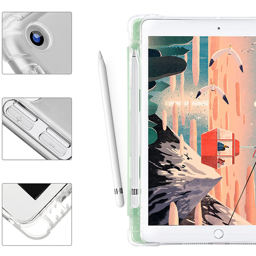 Protective Case with Pencil Holder Compatible with iPad 10.2 inches (2019/2020/2021