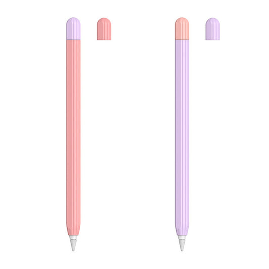 2Pcs Silicone Pencil Cover Grip Case Soft Sleeve Holder for Apple Pencil 2nd Generation