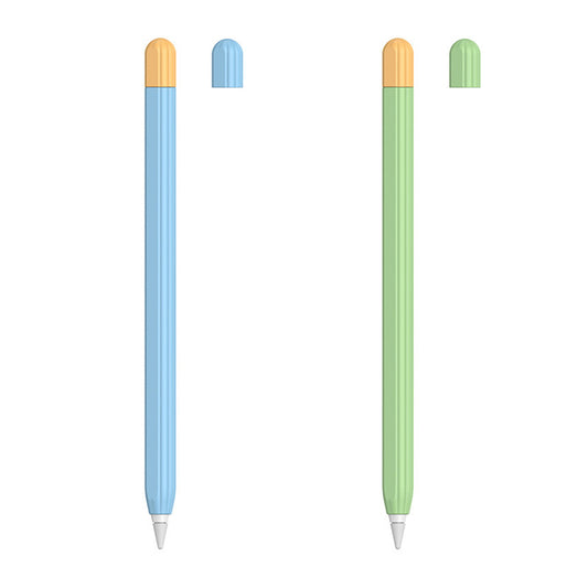 2Pcs Silicone Pencil Cover Grip Case Soft Sleeve Holder for Apple Pencil 2nd Generation