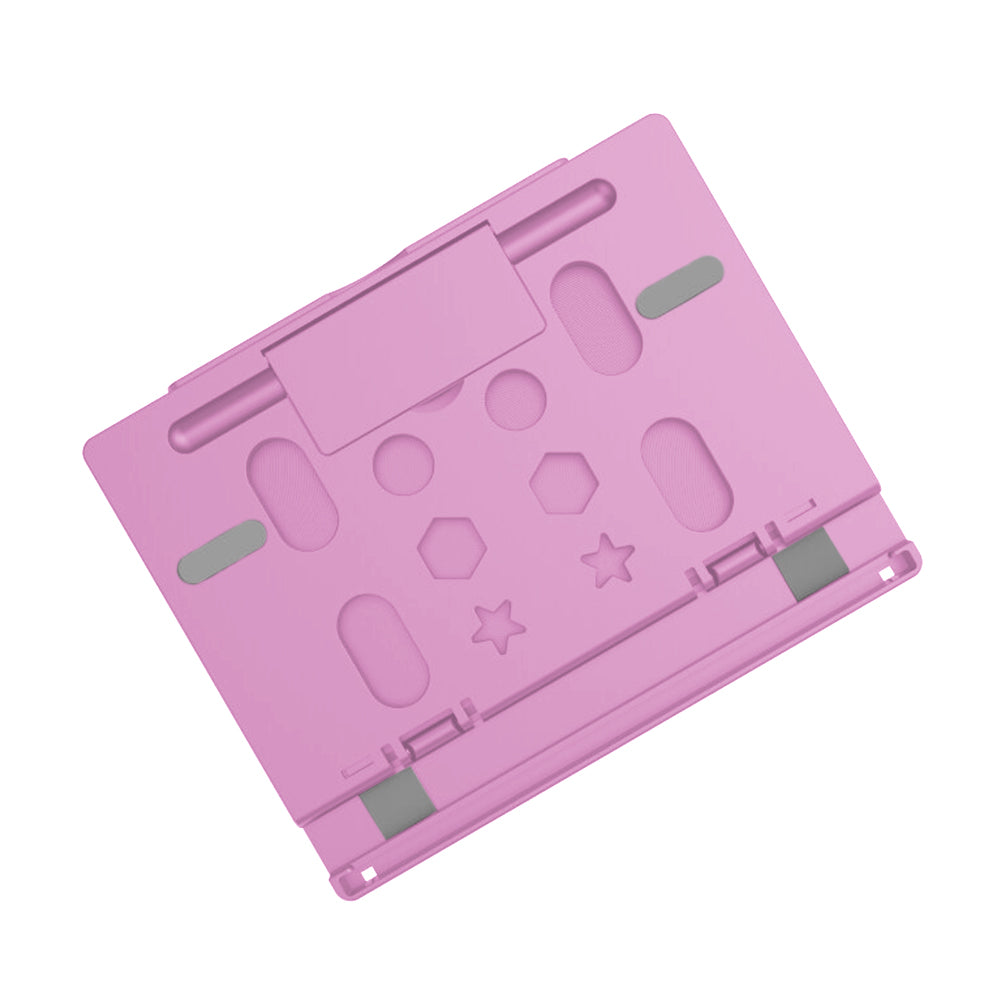 2Pcs Ergonomic Laptop Stand Notebook Tablet Holder-Black and Pink
