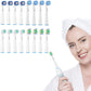 16Pcs Electric Toothbrush Replacement Heads Compatible with Oral B