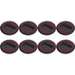 10Pcs Anti Running Felt Caster Cups Pulley Chair Mat Furniture Wheels Pads
