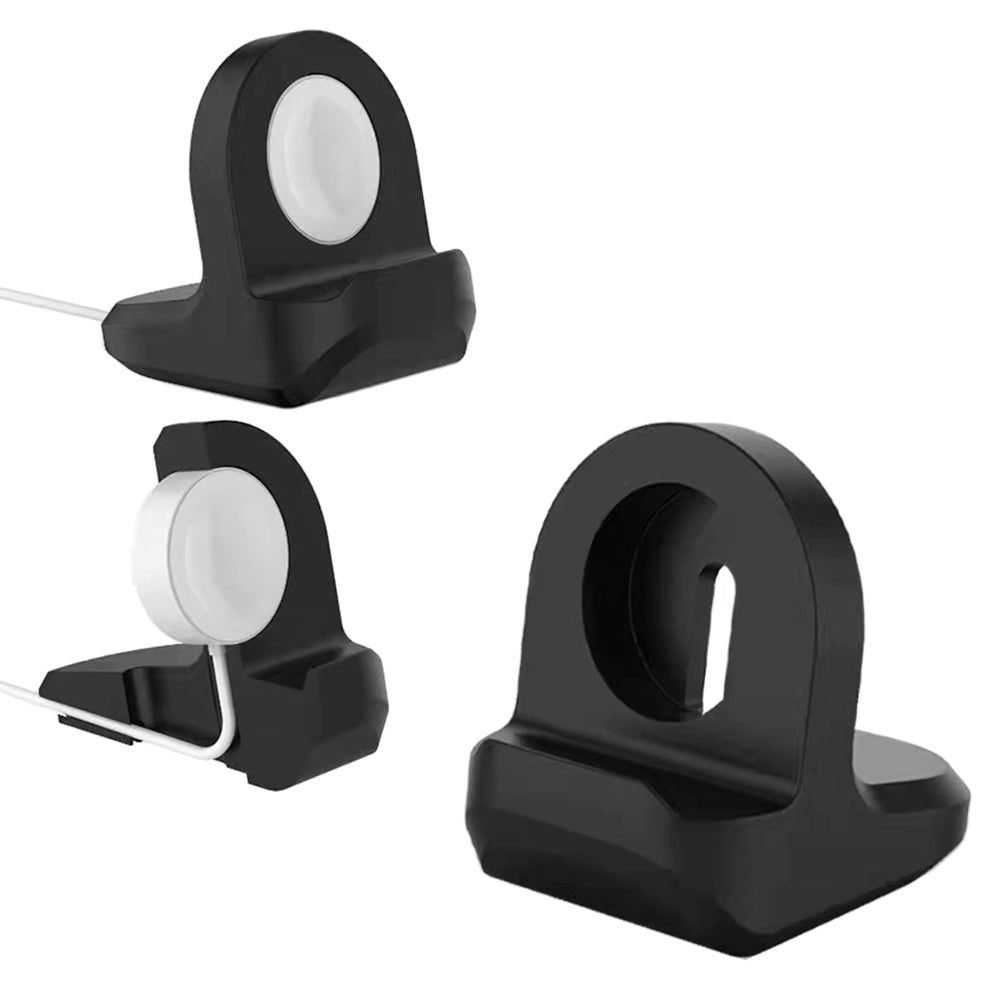 2Pcs Wireless Charger Stand for iWatch Apple Watch Wireless Charger-Black and White