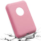2Pcs Silicone Protective Case Compatible with Apple Magsafe Battery Pack-Grey and Pink