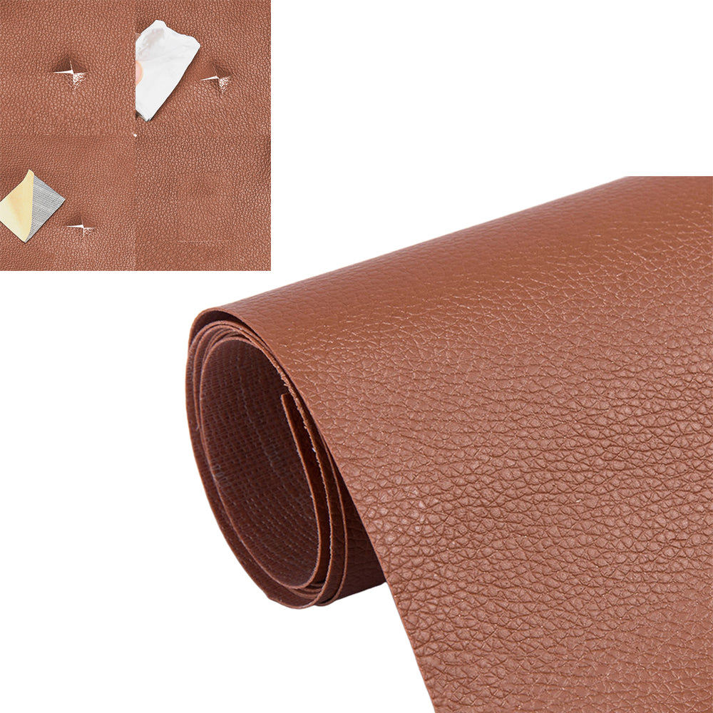Self Adhesive Leather Repair Patch Fabric Kit 5Pcs for Car Seat Sofa Bag Furniture
