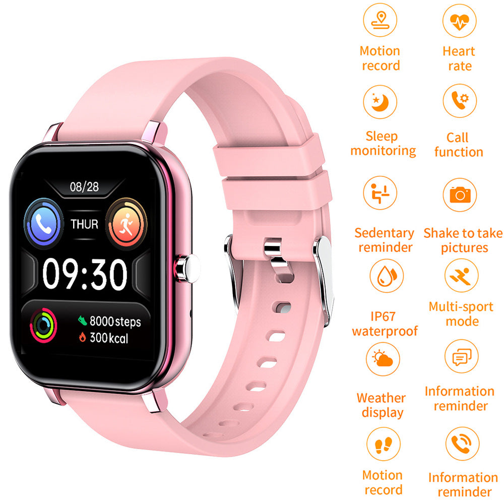 Smart Watch Touch Screen Fitness Tracker Sports Smartwatch Heart Rate Monitor