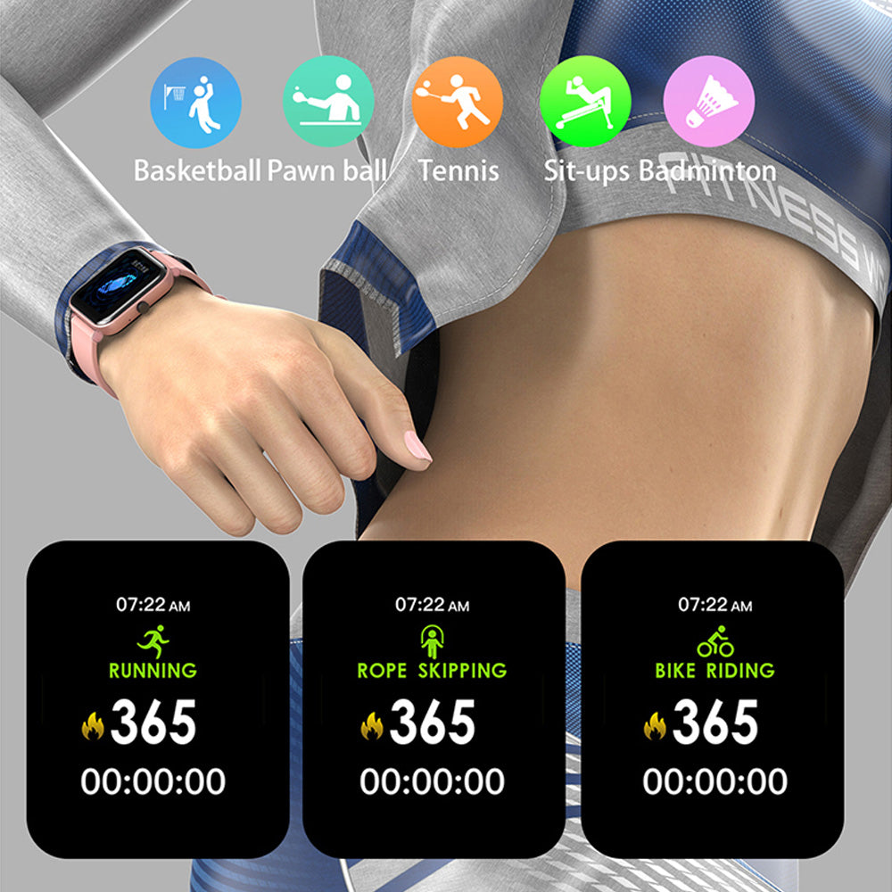 Smart Watch Touch Screen Fitness Tracker Sports Smartwatch Heart Rate Monitor